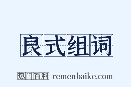 良式组词是什么意思的图片